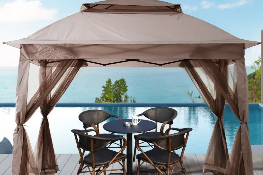 pop up gazebo tent with sides